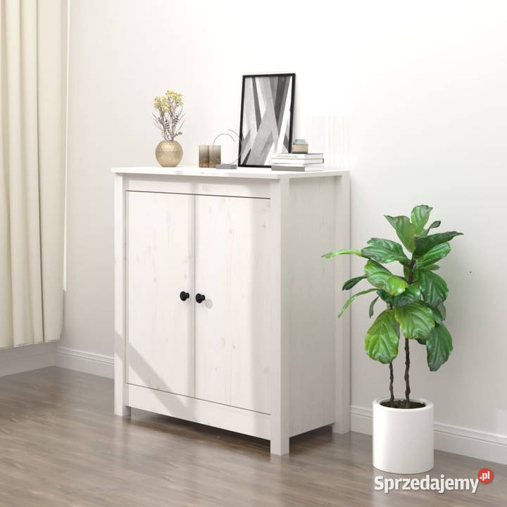 Szafka biała 70x35x80 lite drewno sosnowe Warszawa