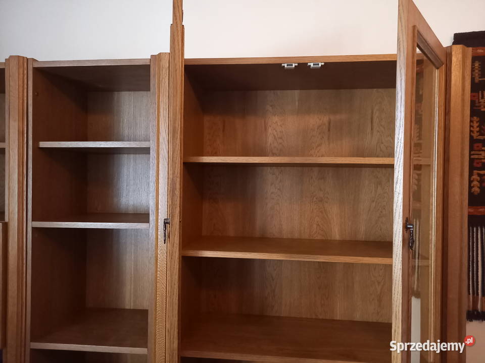 Bibliotekaregał kolor jasny dąb szafka