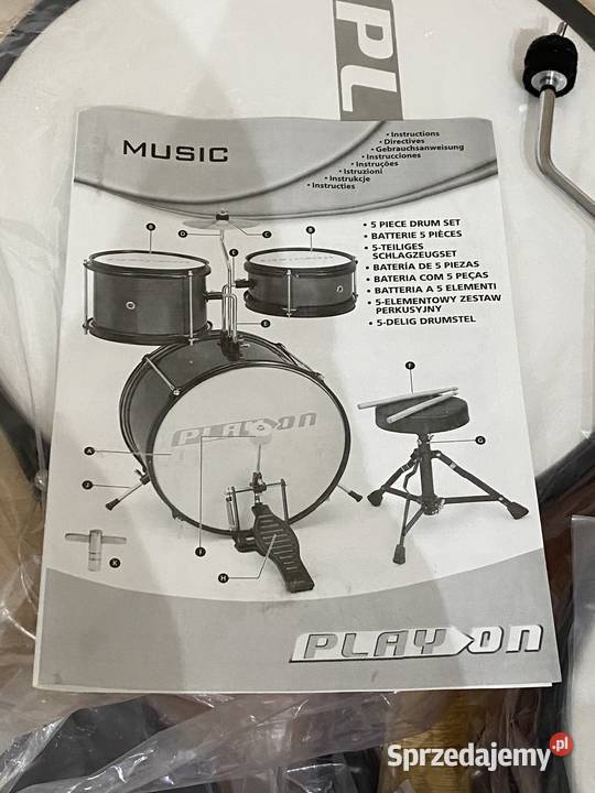 PlayON 5 elementowa perkusja FW8107 zachodniopomorskie Przecław