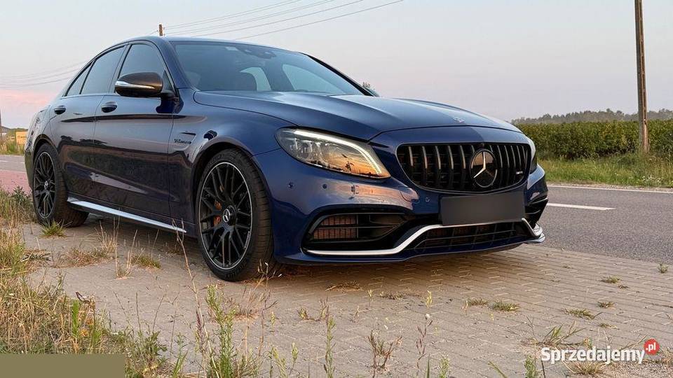 Mercedes C63 S AMG 9G 40 benzyna 510 2019r Sokołów Podlaski