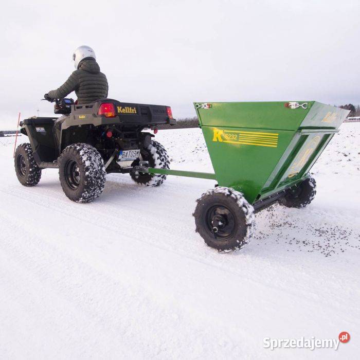 Piaskarka 10 m ATV z mieszadłem na zaczep kulowy