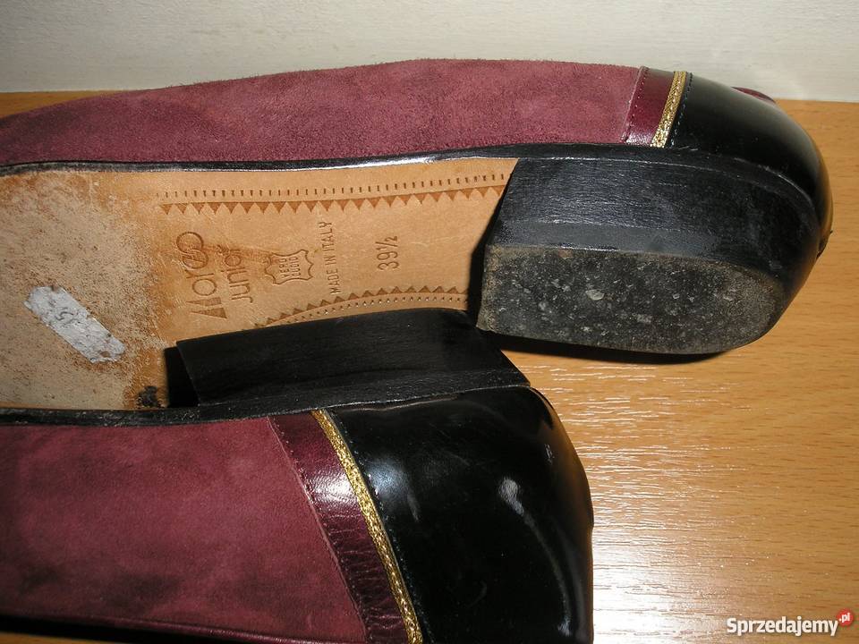 Czółenka skóra naturalna 39 25 Mareo junior Słupsk