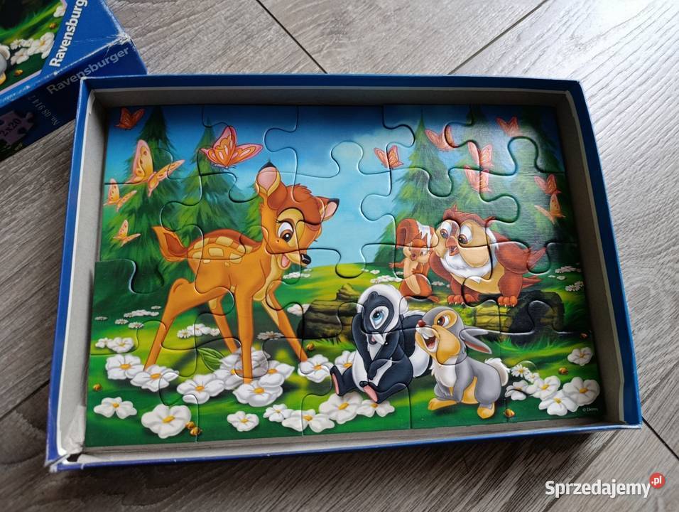 puzzle Ravensburger Mój Przyjaciel Bambi Poznań sprzedam