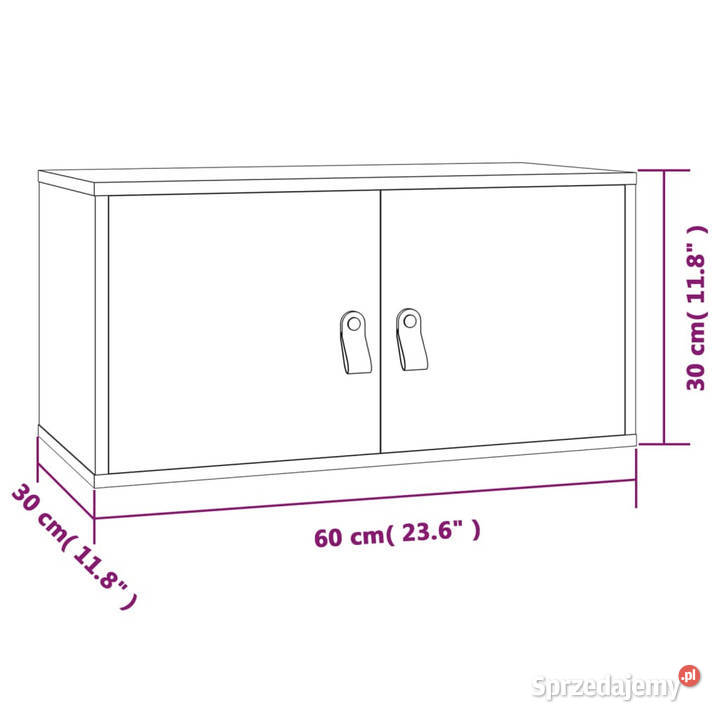 Szafka ścienna 60x30x30 lite drewno sosnowe mazowieckie Warszawa