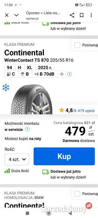 Opony Continental 2 świętokrzyskie Łączna