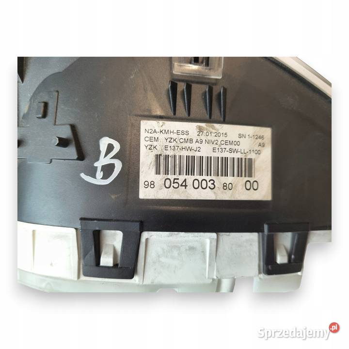 LICZNIK ZEGARY 9805400380 Peugeot 208 I 12 Chełm