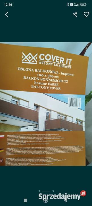 Osłona balkonowa Łódź