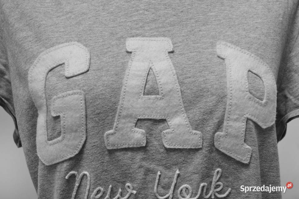 szara koszulka GAP logo LXL 4042 sprzedam