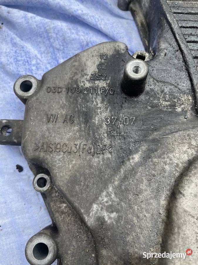 Obudowa rozrządu Vw polo 9n 12 6v 03D109211P0 silniki kompletne Silniki i osprzęt Motoryzacja Szprotawa