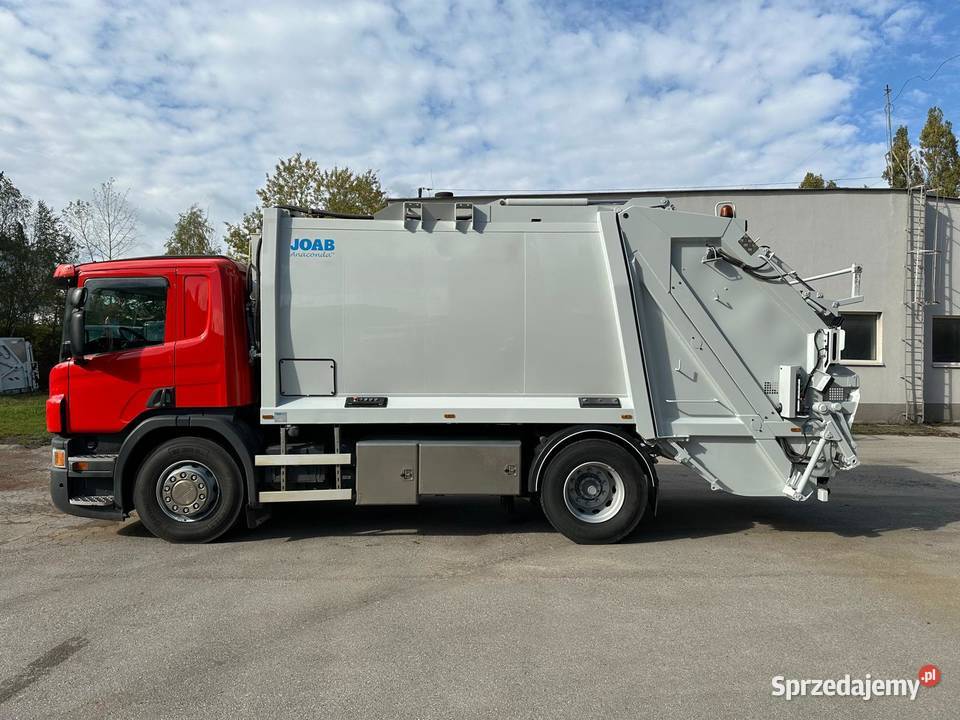 SCANIA P320 śmieciarka Joab 15 m3 waga Nowiny