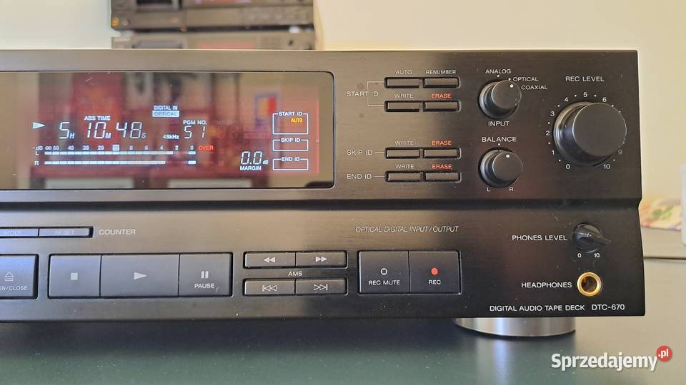 Magnetofon cyfrowy DAT Sony DTC790 Białystok