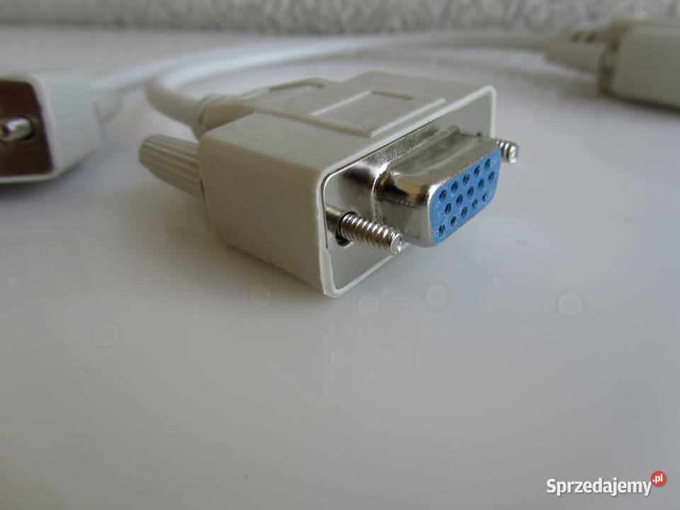 Kabel splitter VGA na 2 x VGA klonowanie obrazu warmińsko-mazurskie Olecko sprzedam