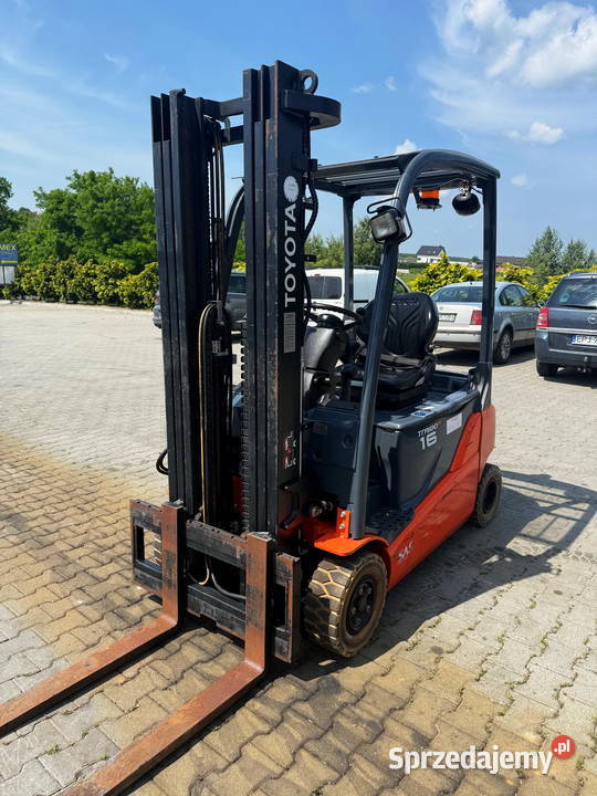 wózek widłowy elektryczny TOYOTA 8FBMT16 Triplex Działoszyn