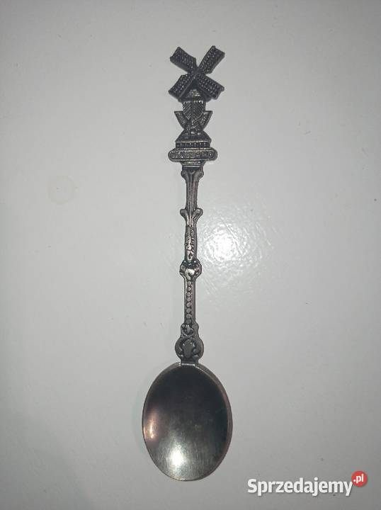 Łyżeczka dekoracyjna wiatrak Holandia Holland Szczecin