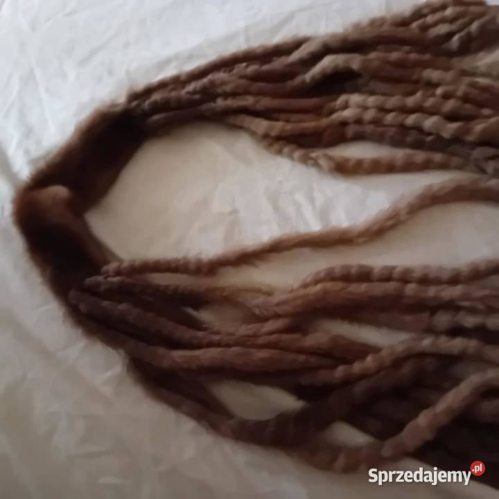 futerko naturalne kołnierz szal