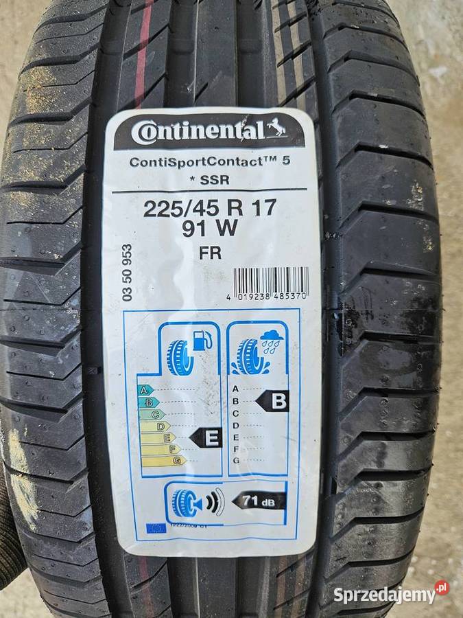 Opony letnie Continental 22545R17 17cale Legnica
