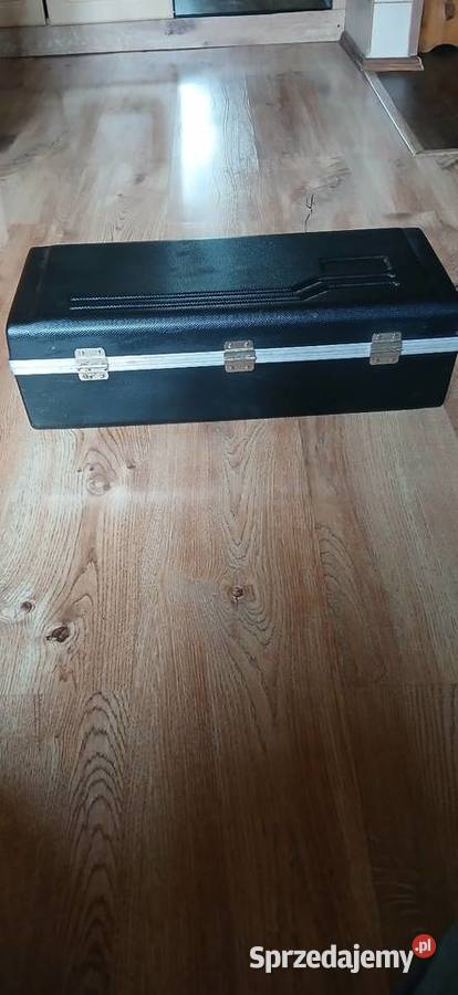 Stary sztywny futerał na trabke drewniane Instrumenty dęte małopolskie Kraków