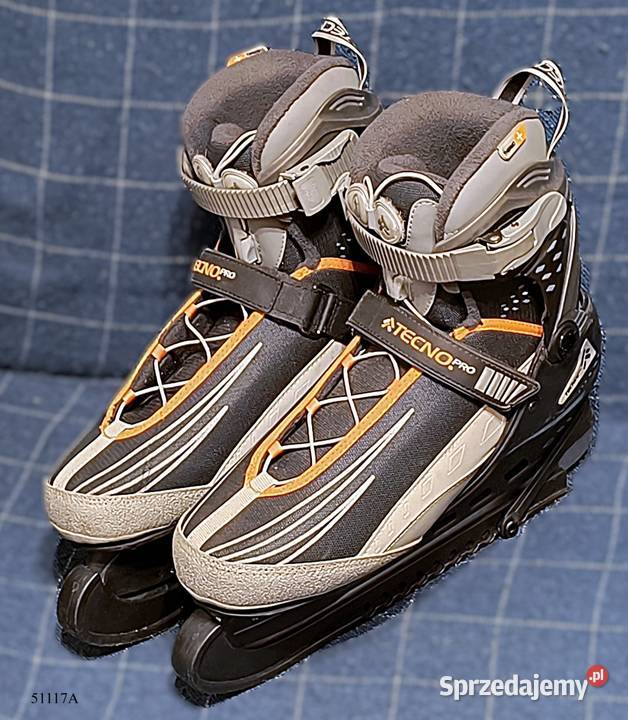 Łyżwy hokejowe TecnoPro rozmiar 45 wkładki 295 Piotrków Trybunalski