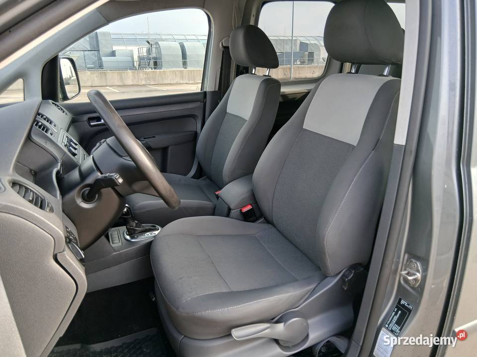 VW Caddy Maxi 16 TDI DSG Rampa inwalidy ASR (kontrola trakcji) lubuskie Gorzów Wielkopolski