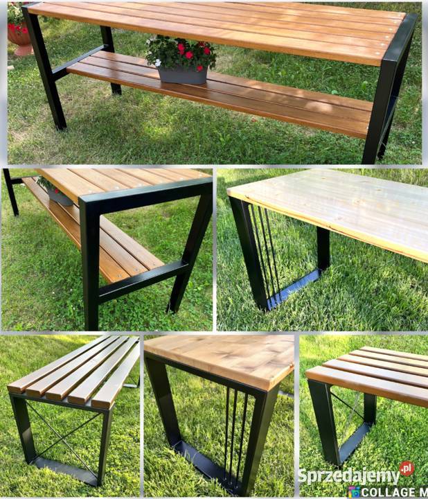 Meble ogrodowe na wymiar stół krzesło ławka ławeczka