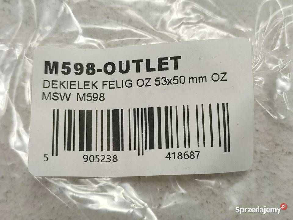 DEKIELEK FELGI OZ 53x50mm OZ MSW M598