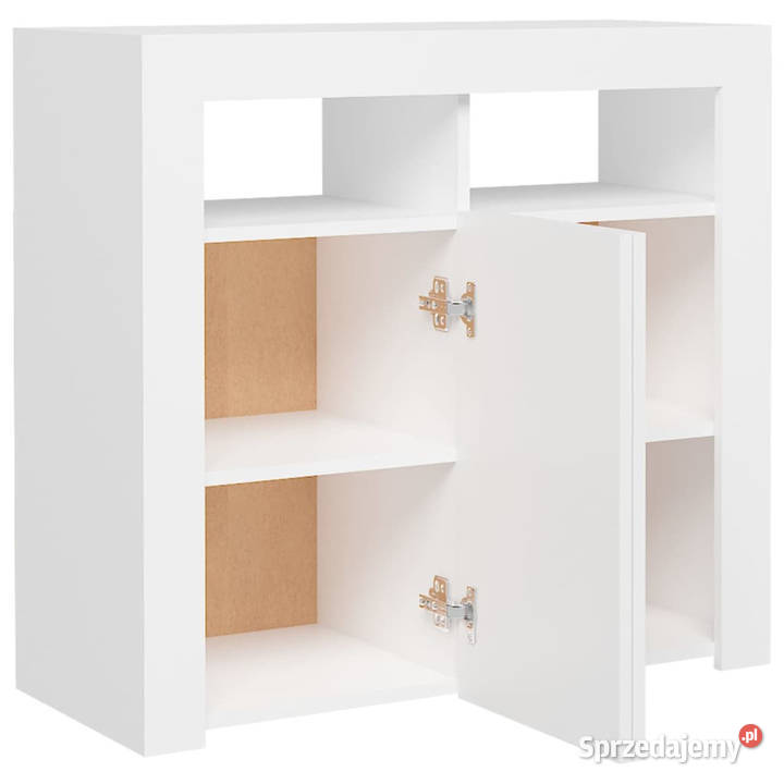 Szafka z oświetleniem LED biała 80 x 35 x 75 Warszawa sprzedam