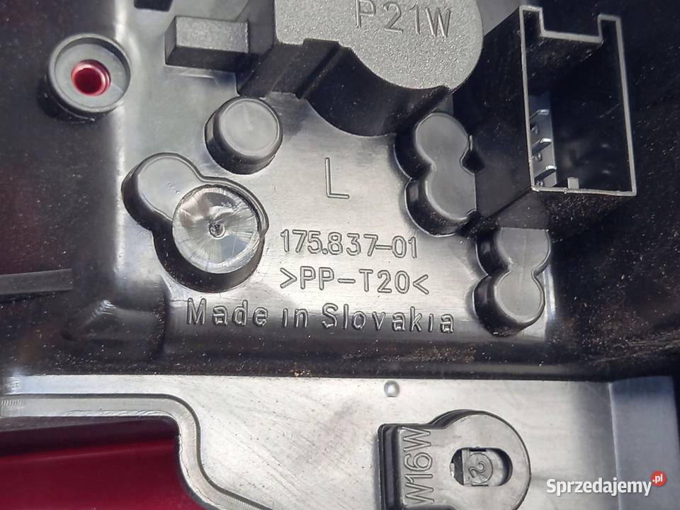 AUDI A1 lampa lewa tył 8X0945093 lewe