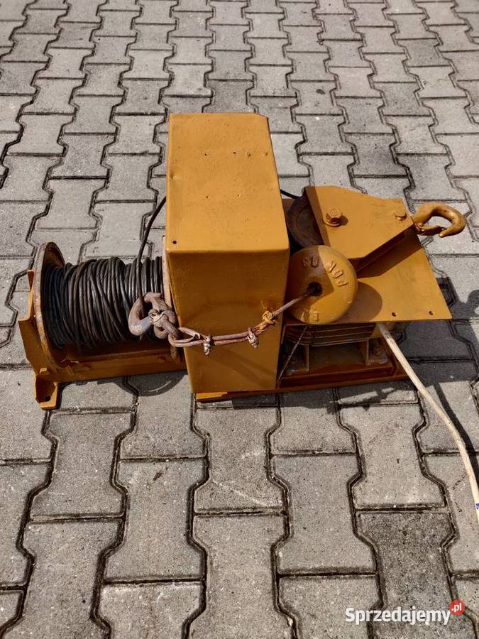 Wyciąg budowlany dźwig żurawik szybki mocny 230V Kraków