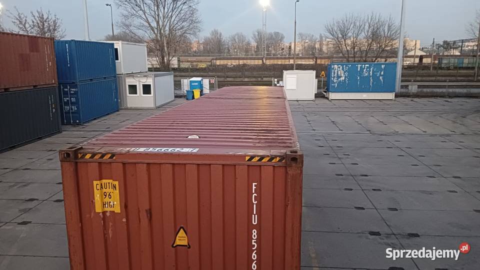 Kontener morski 12 metrów używany 40 HC Pewny Gdańsk