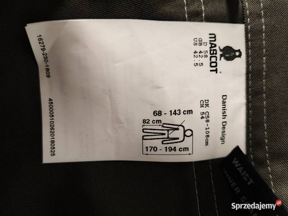 Spodnie robocze mascot Włocławek