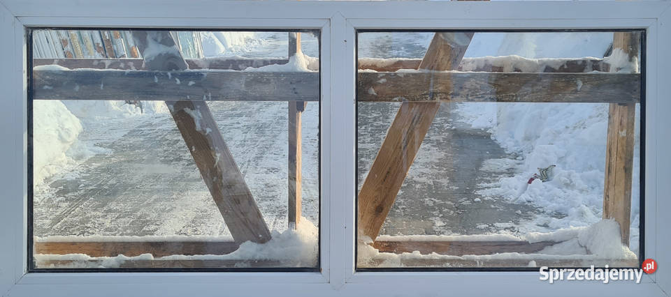 OKNA KacprzaK Witryna 186X80 FIX Używany PCV Siedlce