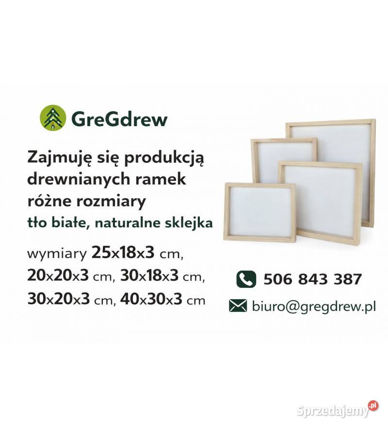 RAMKA drewniane DO  makramy różne wymiary