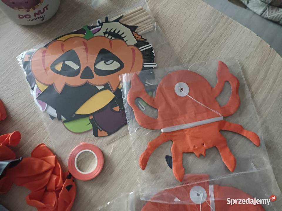 Dekoracja na Halloween Bluelves balony girlandy