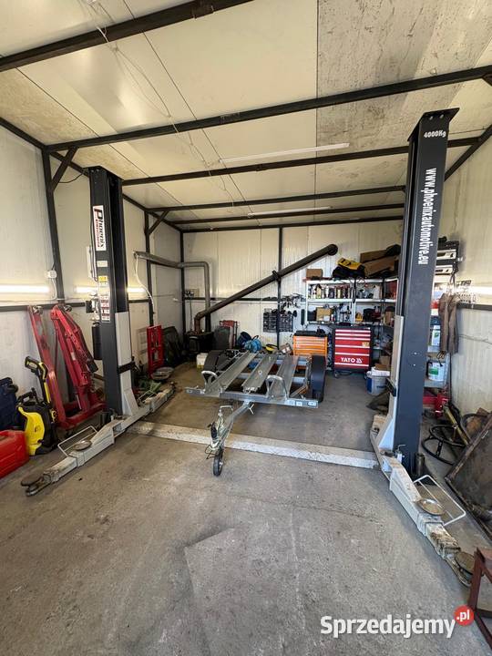 Podnośnik dwukolumnowy 4000 Phoenix 2 letni mało Podnośniki warsztatowe Chałupki sprzedam