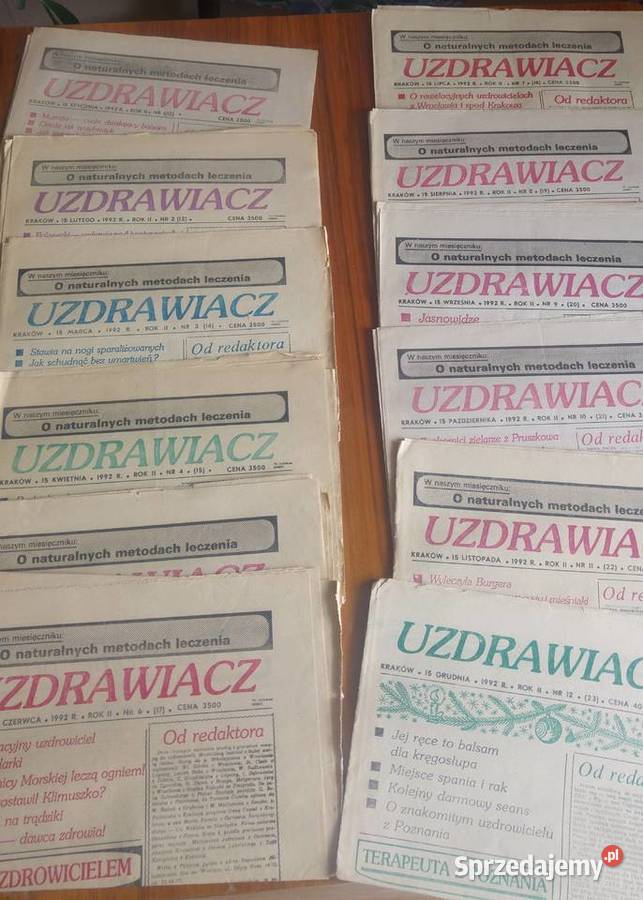 Uzdrawiacz czasopismo 1991 r 38