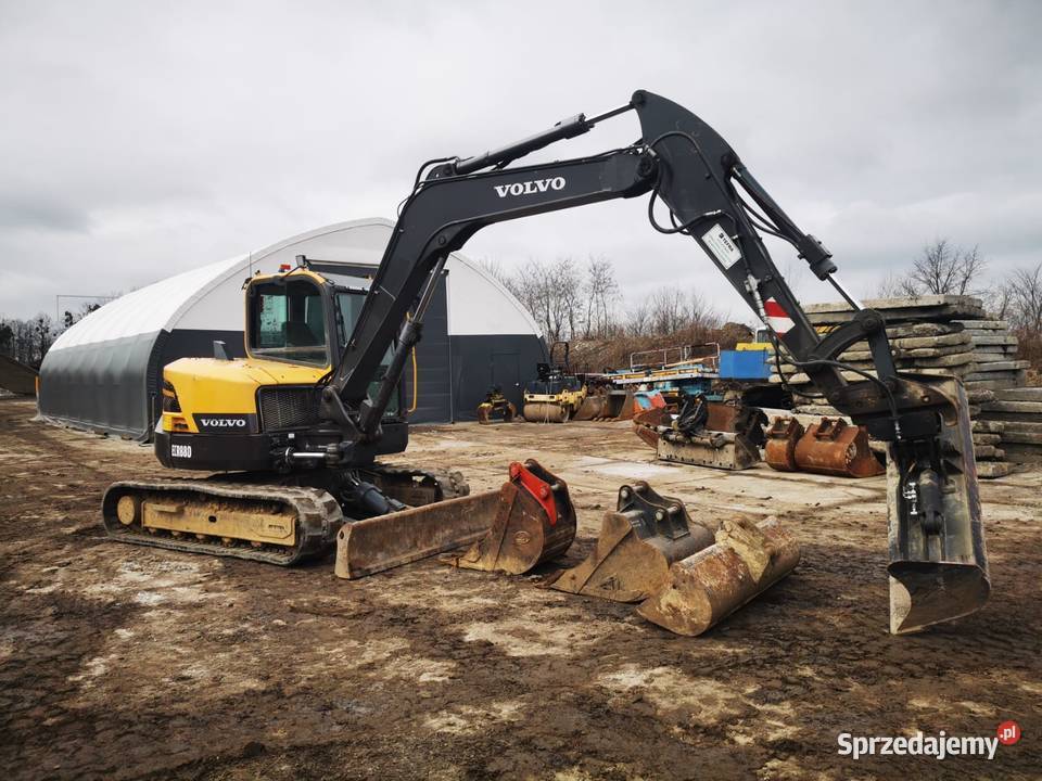 Volvo ECR 88 D Komplet łyżek 2019 Koparka Cieszyn