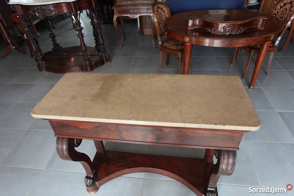 Konsola biedermeier Antyk 0284 Nieżywięć