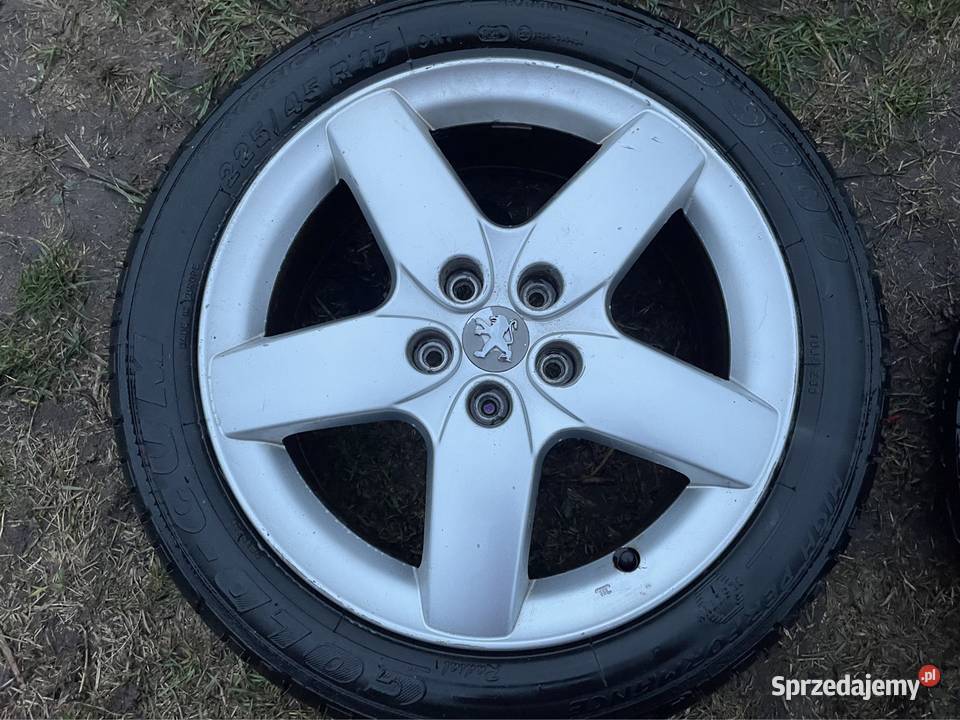 FELGI R17 5108 PEUGEOT 7JX17CH548 Z OPONAMI Samochodowe