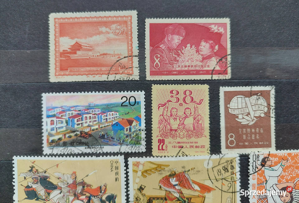 Znaczki chiny ludowe zestaw2 Warszawa