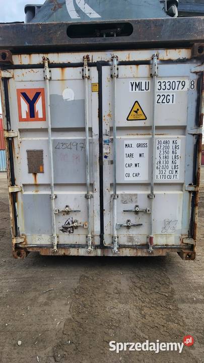 Kontener morski 20DV 6M Magazynowanie Olsztyn