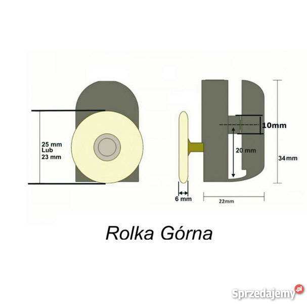 Rolki do kabin prysznicowych Hydraulika i armatura Poznań sprzedam