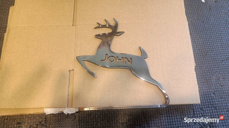 Jelonek na maskę John Deere emblemat logo Babimost sprzedam