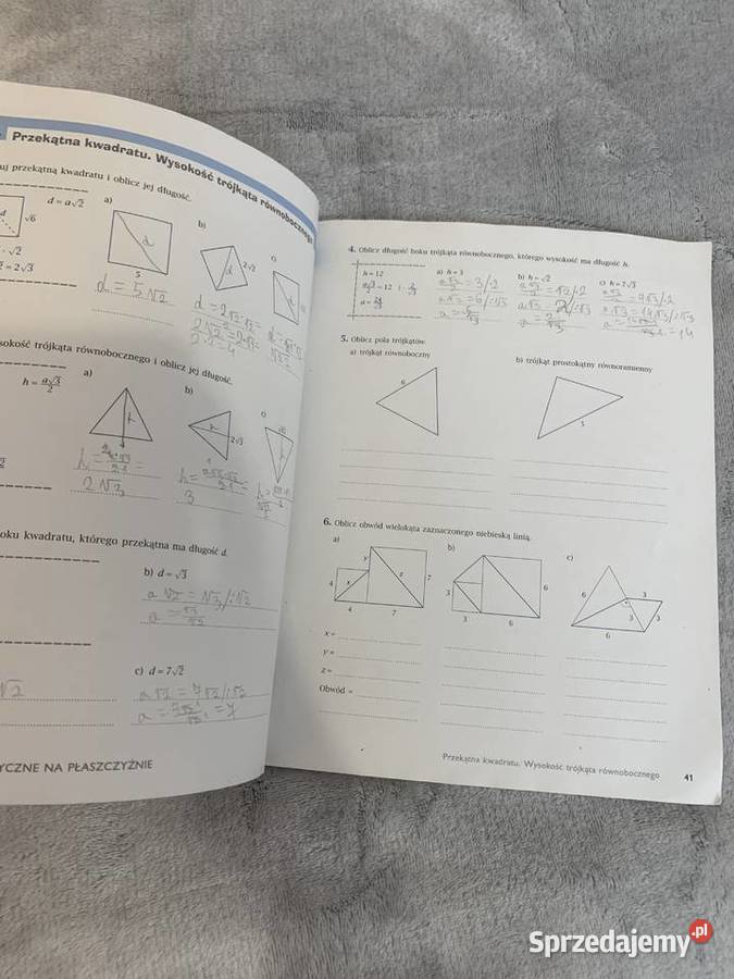 Matematyka 8 GWO ćwiczenia podstawowe podkarpackie Jasło