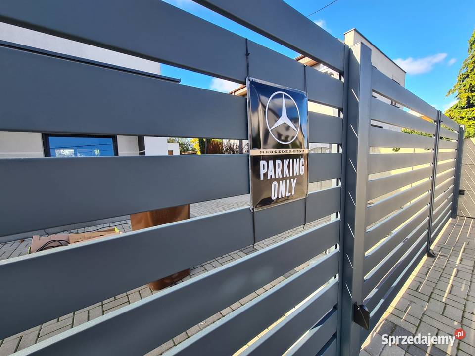 Brama przesuwna 500x120 Master nowoczesne Wrocław