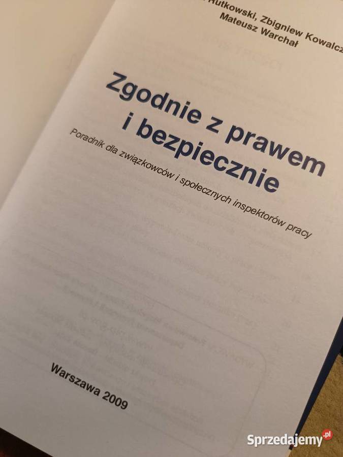 Wydawnictwa i materiały BHP Wronki