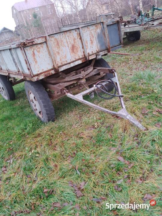 Przyczepa 4 tonowa nieuszkodzony Przyczepy rolnicze Wyszki