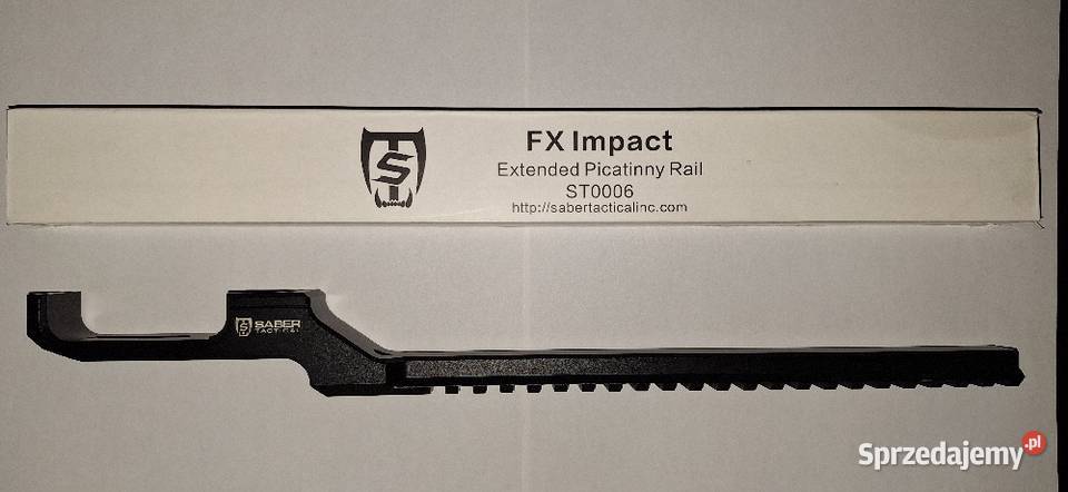 Saber tactical extended picantinny rail fx impact