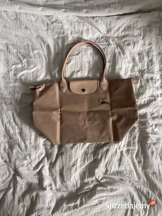 Torba beżowa longchamp L Warszawa