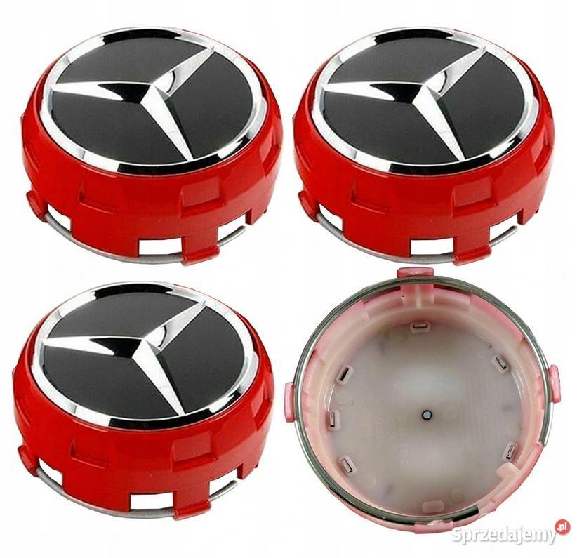 DEKIELKI DEKIELEK MERCEDES BENZ AMG CZERWONY RED Dekielki Poznań