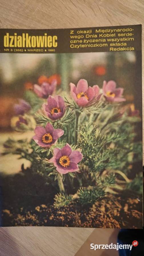 Działkowiec czasopismo PRL Jędrzejów